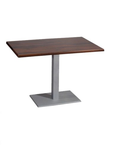 Mesa Hosteleria Aluminio base 60x40 tablero werzalit