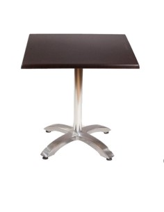 Mesa Hosteleria Metalica Roma Hierro negro con tablero werzalit 2
