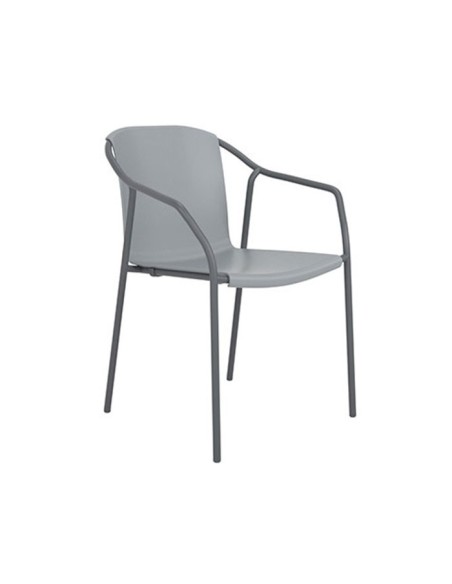 Silla Rod antracita - gris azulado hostelería