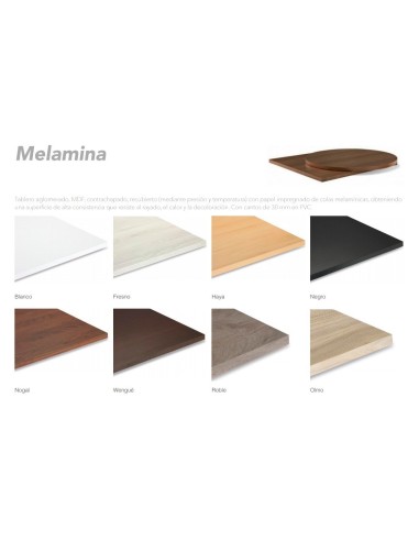 Muestras colores melamina Ginetom