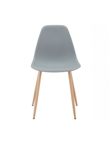 Silla estilo nordico Cluny para bares, restaurantes en color gris claro