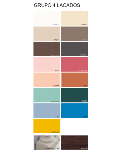 Colores madera Ginetom JOIB GRUPO 4