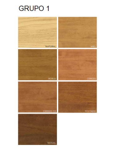 Colores madera Ginetom JOIB GRUPO 1