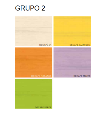 Colores madera Ginetom JOIB GRUPO 2