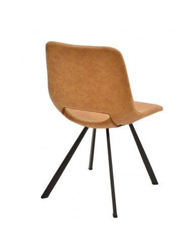 Silla tapizada comedor Antibes marron claro