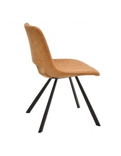 Silla hosteleria comedor Antibes marron claro 2