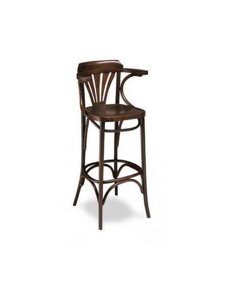 Taburete alto con respaldo y brazos 23 ginetom
