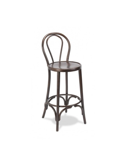 Taburete alto con respaldo Thonet m25r ginetom para bares y restaurantes