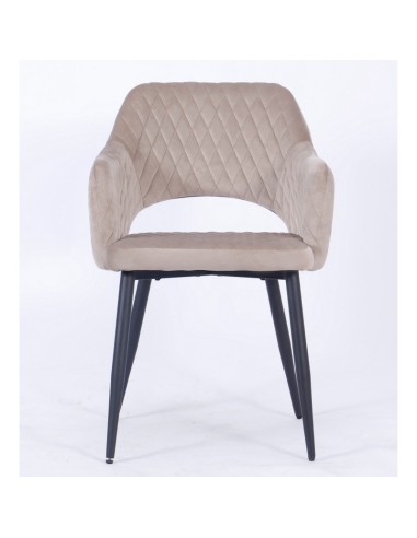 Sillon diseño Honorio terciopelo marron vison