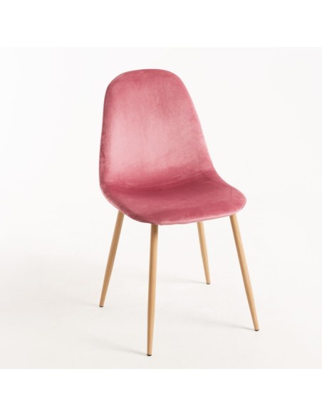 Silla comedor Mestre Terciopelo Rosa
