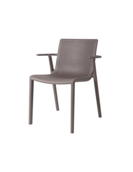 Silla de plástico hostelería Beekat brazos