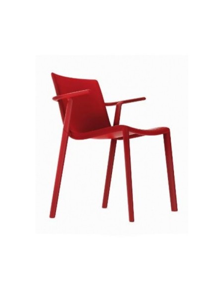 Silla de plástico para hostelería Kat con brazos