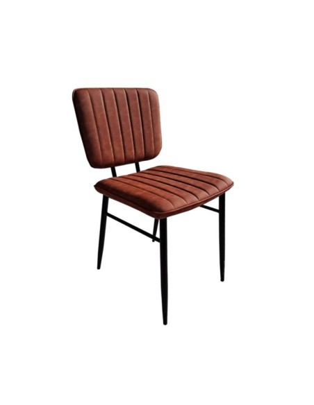 Silla retro Memphis arcilla para bares y restaurantes