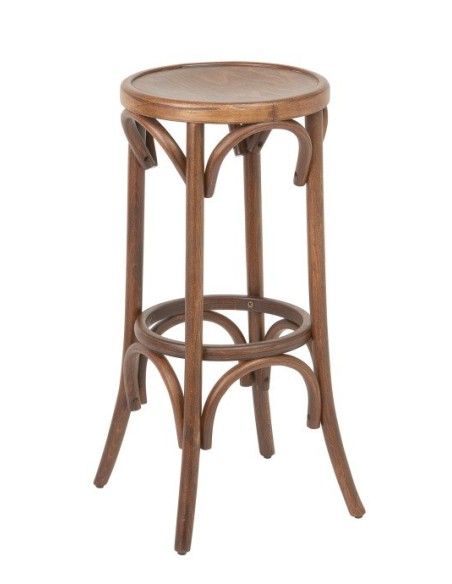 Taburete alto de madera de haya Casino para para bares y cafeterias.