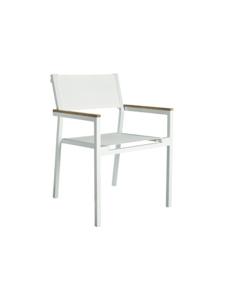 Silla de Aluminio Shio Textilene para Terraza