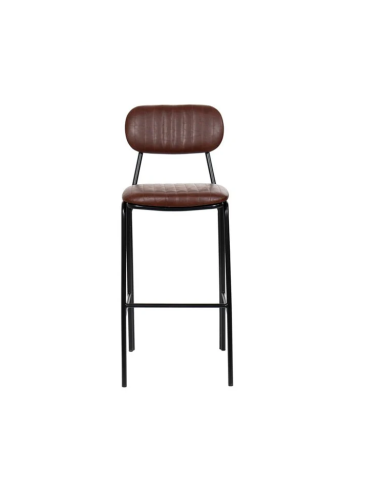 taburetes altos tapizados con estructura metalica y asiento tapizado candel ginetom