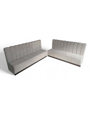 sofas tapizado estilo gallones para restaurantes