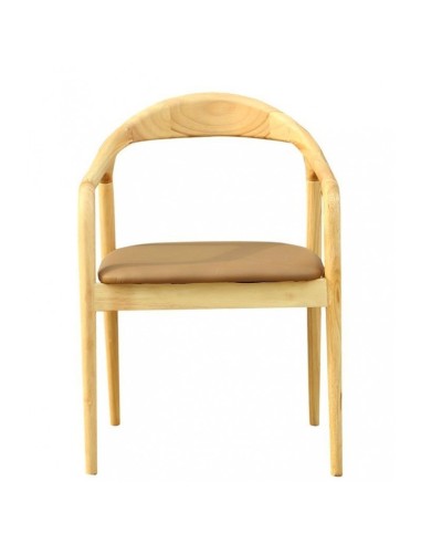 Silla con brazos Balcanes Ginetom color natural para restaurantes