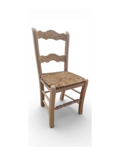 Silla madera rondeña asiento anea ginetom