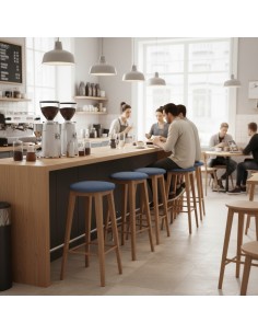 Taburetes tapizados para barra de bar hosteleria hotel cafeteria diseño contract 2