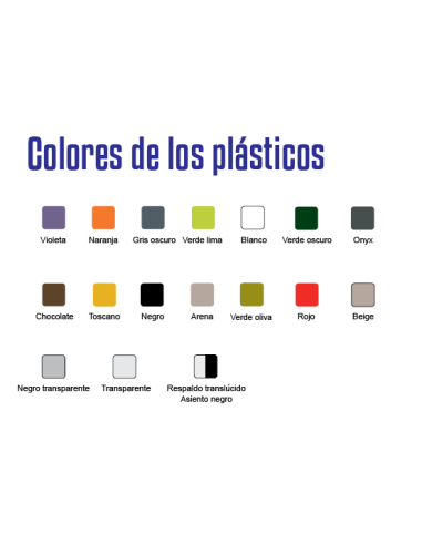 Silla de plástico hostelería Peach