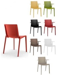 Silla de plástico para hostelería Beekat 2