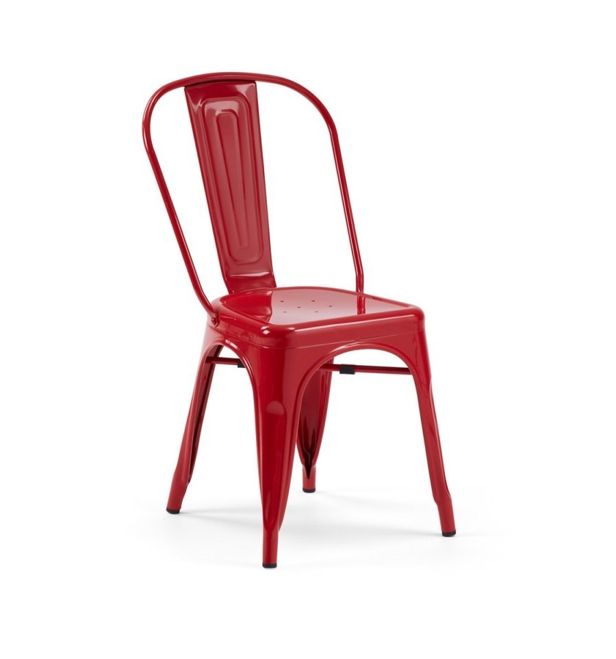 silla réplica tólix color rojo